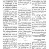 0319 - Page 313 - Sociétés de Paris. Société de thérapeutique. 8 février 1928 / Société d'oto-neuro-oculistique de Paris. 1er février 1928 / Section d'études scientifiques de l'oeuvre de la tuberculose. 11 février 1928 / Sociétés de province. Réunion neurologique de Strasbourg. 21 janvier 1928