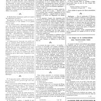 0322 - Page 316 - Petites cliniques de «la presse médicale». N° 24. Artérite typhique à forme curable. Par Louis Ramond... / Un danger de la rachianesthésie dans l'hystérectomie totale