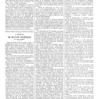 0363 - Page 357 - Travaux originaux. Travail de la clinique médicale B, Strasbourg. La dyspnée du cyanure de mercure dyspnée cyanhydrique. Par M. Alfred Coury / Clinique médicale de la R. Université de Sienne. A propos de mycose splénique. Par Carlo Gamna