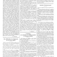 0370 - Page 364 - Chroniques, variétés et informations. Far-west chinois. Aborigènes : Lolos et Sifans / Des difficultés du diagnostic de la fièvre jaune [S. Abbatucci] / L'assistance aux personnes de condition moyenne en assistance partielle / Intérêts professionnels