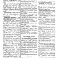 0373 - Page 367 - Chroniques, variétés et informations. Université de Paris. Prix de thèses (1926-1927) / Clinique des maladies du système nerveux de la Salpêtrière / Clinique urologique, hôpital Necker / Clinique des maladies cutanées et syphilitiques / Enseignement élémentaire de physico-chimie / Universités de province. Cours de perfectionnement d'électro-radiologie / Concours. Chirurgien des hôpitaux / Médecin de l'assistance médicale / Nouvelles. Distinctions honorifiques / Naturalisation / Radiologistes des centres de réforme de la Seine / Fédération nationale des syndicats médicaux de France / Oeuvre grancher / Congrès des chefs de clinique à Montpellier / Médecins de l'assistance en Nouvelle-Calédonie