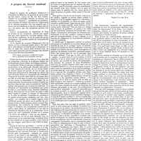 0387 - Page 381 - Chroniques, variétés et informations. A propos du secret médical