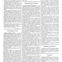 0389 - Page 383 - Chroniques, variétés et informations. Livres nouveaux. Radiologie, par A. Béclère et P. Cottenot... Maloine, éditeur [A. Laquerrière] / Université de Paris. Clinique urologique de Necker / Universités de province. Faculté de médecine de Strasbourg / Hôpitaux et hospices. Amphithéâtre des cours de l'assistance publique / Concours. Chirurgien des hôpitaux / Stomatologiste des hôpitaux / Médecin de l'assistance médicale