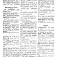 0405 - Page 399 - Chroniques, variétés et informations. Université de Paris. Ecole française de stomatologie / Universités de province. Faculté de médecine de Bordeaux / Faculté de médecine de Lyon / Concours. Chirurgien des hôpitaux / Ophtalmologiste des hôpitaux / Hospices d'Orléans / Nouvelles. Distinctions honorifiques / Naturalisation / Hommage au professeur Cunéo / Chefs de travaux pratiques de physique et de chimie