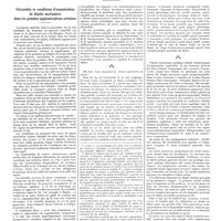 0419 - Page 413 - Chroniques, variétés et informations. Nécessités et conditions d'organisation de dépôts mortuaires dans les grandes agglomérations urbaines