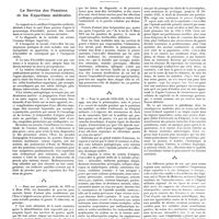 0433 - Page 427 - Chroniques, variétés et informations. Le service des pensions et les expertises médicales