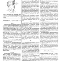 0467 - Page 461 - Chroniques, variétés et informations. Un éclairage frontal improvisé / La médecine à travers le monde. Brésil / États-Unis / Correspondance. Propos d'un praticien sur la centrothérapie [J.-B. Landau] / Livres nouveaux. L'année psychologique, publiée par H. Piéron... (Alcan, Paris, 1926)