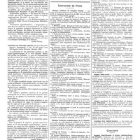 0485 - Page 479 - Chroniques, variétés et informations. Livres nouveaux. Les péritonites par perforation, par Elpidio Stincer... (Compañia Impresara Industrial), Habana, Cuba, 1927 [André Guibal] / Technique de chirurgie vaginale, par Luis Recasens Serrano... (Javier Morata), Madrid, 1928 [André Guibal] / Las secretiones internas de las glándulas sexuales, par Alexander Lipschutz (Javier Morata, édit.), Madrid, 1928 [Henri Vignes] / Université de Paris. Clinique médicale de l'hôpital Cochin / Clinique médicale propédeutique de la Charité / Collège de France / Hôpitaux et hospices. Amphithéâtre d'anatomie / Hôpital Saint-Louis / Hôpital de Vaugirard / Hôpital maritime de Berck-sur-Mer et sanatorium d'Hendaye / Hôpital-sanatorium de Champrosay / Création d'un hôpital-hospice / Concours. Hospice Paul-Brousse et centre anticancéreux de Villejuif