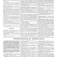 0486 - Page 480 - Chroniques, variétés et informations. Concours. Hospice Paul-Brousse et centre anticancéreux de Villejuif / Ligue nationale française contre le péril vénérien / Nouvelles. Naturalisation / Maison de santé de Vauclaire / Congrès international de la protection de l'enfance / Service des expertises médicales au ministère des pensions / Banquet annuel du syndicat des médecins de la Seine / Etats généraux du thermalisme et du climatisme / Cours d'enseignement pratique des techniques de laboratoire / Création d'une société d'homoeothérapie / Corps de santé militaire / Service de santé de la marine / Renseignements et communiqués