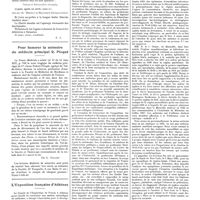 0498 - Page 492 - Chroniques, variétés et informations. Le médecin-chef des invalides tout comme le concierge ou le cuisinier est, au choix, employé ou ouvrier auxiliaire permanent / Pour honorer la mémoire du médecin principal R. Picqué [Ch-L. Julliot] / L'exposition française d'Athènes / A propos du typhus exanthématique