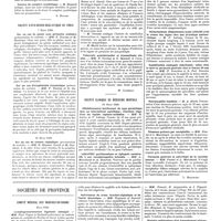 0510 - Page 504 - Sociétés de Paris. Académie de médecine. 17 avril 1928 / Société d'oto-neuro-oculistique de Paris. 7 mars 1928 / 28 mars 1928 / Société clinique de médecine mentale. 19 mars 1928 / Sociétés de province. Comité médical des Bouches-du-Rhone. Mars 1928