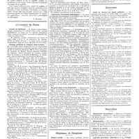 0533 - Page 527 - Chroniques, variétés et informations. Livres nouveaux. Comment l'humanité peut-elle être délivrée de la syphilis ? Par E. Hoffmann... (J. Springer, éditeur), Berlin, 1927... [R. Burnier] / Université de Paris. Faculté de médecine / Clinique médicale de l'hôpital Saint-Antoine / Clinique ophtalmologique de l'Hôtel-Dieu / Laboratoire d'anatomie pathologique / Surgical clinic of the Salpêtrière / Hôpitaux et hospices. Hôpital Cochin / Salle des concours de l'assistance publique / Concours. Ecole du service de santé militaire / Nouvelles. Distinctions honorifiques / Réintégration / Mission en Serbie / Journées thermales, climatiques et touristiques des Vosges