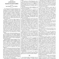 0535 - Page 529 - Travaux originaux. Le syndrome phrénico-pupillaire dans les affections pleuro-pulmonaires. Par MM. Emile Sergent et Paul George