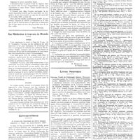 0564 - Page 558 - Chroniques, variétés et informations. Questions fiscales [René Pinchon] / La médecine à travers le monde. Brésil / Écosse / Correspondance. A propos de l'épidémie de fièvre dengue observée à Tunis en août-octobre 1927 [D. Mazzolani] / Livres nouveaux. Nouveau traité de pathologie interne (Enriquez, Laffitte, Laubry, Cl. Vincent)..., par A. Laffitte..., avec la collaboration de MM. P.-A. Carrié, Claude Gautier et Etienne May... (Gaston Doin et Compagnie, éditeurs), Paris, 1928... [L. Rivet] / Livres reçus
