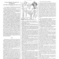 0593 - Page 587 - Chroniques, variétés et informations. Le sac de Mikulicz n'est que le sac de Dupuytren et la tente de Maréchal n'est pas un sac