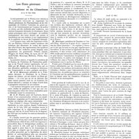0643 - Page 637 - Chroniques, variétés et informations. Les états généraux du thermalisme et du climatisme (9 et 10 mai 1928)