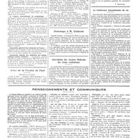 0646 - Page 640 - Chroniques, variétés et informations. Nouvelles. Naturalisation / Académie de médecine / IIe Congrès international de graphologie / Association générale des médecins de France / Association amicale des médecins des établissements publics d'aliénés / Actes de la faculté de Paris. Examens de doctorat / Thèses de doctorat / Hommage à M. Delherm / Association des anciens médecins des corps combattants [P. Desfosses] / La conférence internationale du rat / Renseignements et communiqués