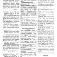0661 - Page 655 - Chroniques, variétés et informations. Livres nouveaux. Nouveau traité de médecine, publié sous la direction de G.-H. Roger, Fernand Widal, P.-J. Teissier..., par MM. W. Janowski, J. Lévy-Valensi, Karl Petren et Iven Ingvar, B.-J. Logre, Mlle Pascal, Ch. Foix, H. Meige, M. Klippel et R. Monier-Vinard, L. Cornil et Mme Athanasio-Benisty, Haskovec H. Guilleminot, G. Bourguignon, Foix et Chavany, André Thomas, Mme Dejerine et E. Gauckler, F. de Lapersonne et Velter, A. Hautant, J.-A. Sicard... (Masson et Compagnie, éditeurs, Paris)... [J. Rouillard] / Les dessanglés du ventre : maladies par relâchement des parois et organes abdominaux, par M. L. Chauvois... (Maloine, éditeur)... / Hygiène de maman et de bébé : grossesse, accouchement, allaitement, par le Dr Léon Pouliot... (Librairie Valois), Paris... / Année médicale et pharmaceutique Palissier. Edition 1928... / Livres reçus / Université de Paris. Faculté de médecine / Clinique chirurgicale de la Salpêtrière / Médecine opératoire spéciale / Faculté de pharmacie / Universités de province. Faculté de médecine d'Alger / Faculté de médecine de Bordeaux / Faculté de médecine de Lille / Faculté de médecine de Lyon / Faculté de médecine de Montpellier / Faculté de médecine de Strasbourg / Ecole du service de santé coloniale / Hôpitaux et hospices. Clinique nationale des Quinze-Vingts / Asile de Maréville / Concours. Prosectorat / Adjuvat / Chirurgien des hôpitaux / Electro-radiologiste des hôpitaux / Stomatologiste des hôpitaux / Prix de l'internat en pharmacie / Ecole de médecine de Tours / Nouvelles. Distinctions honorifiques