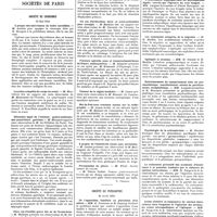 0685 - Page 679 - Mouvement thérapeutique. Les dérivés et les succédanés hydrosolubles du camphre [J. Mouzon]. Bibliographie / Sociétés de Paris. Société de chirurgie. 23 mai 1928 / Société de psychiatrie. 26 avril 1928
