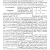 0746 - Page 740 - Travaux originaux. L'hématémèse dans le tabes. Par MM. Hudelo et Rabut / Mouvement médical. La thyroxine