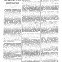 0759 - Page 753 - Travaux originaux. Essai sur l'hérédité du virus tuberculeux filtrant. Faits cliniques et expérimentaux conséquences pratiques possibles. Par MM. Fernand Arloing et André Dufourt