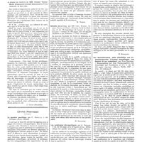 0788 - Page 782 - Chroniques, variétés et informations. La médecine à travers le monde. Espagne / Correspondance. A propos de l'article de MM. Pasteur Valery-Radot, Blamoutier et Justin-Besançon (La Presse Médicale, 19 mai 1928) [A. Cotte] / Livres nouveaux. Le mystère psychique, par G. Danville... (Alcan, éditeur) [M. Nathan] / Maladies du cerveau, par MM. Léri, klippel, Sérieux, Mignot et Péron [Nouveau traité de médecine et de thérapeutique de Carnot et Lereboullet]... (Baillière et fils, éditeurs)... [H. Schaeffer] / Les syndromes névropathiques, par A. Hesnard... (Doin, éditeur) [H. Schaeffer] / Der meskalinrausch ; seine geschichte und erscheinungsweise. [L'ivresse mescalinique ; son histoire et ses symptômes], par Kurt Beringer... (Springer, éditeur), Berlin, 1927