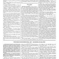 0790 - Page 784 - Chroniques, variétés et informations. Université de Paris. Création d'un institut d'éducation physique / Concours. Agrégation / Electro-radiologiste des hôpitaux / Internat en médecine / Maison départementale de Benouville / Nouvelles. Distinctions honorifiques / Syndicat des médecins de la Seine / Corps de santé militaire / Service de santé de la marine / Corps de santé des troupes coloniales / Renseignements et communiqués