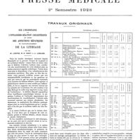 0843 - Page 833 - Travaux originaux. Sur l'inconstance de l'intradermo-réaction cholestérinée au cours des affections hépatiques et particulièrement de la lithiase. Par MM. M. Loeper, M.-E. Binet et A. Lemaire