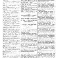 0862 - Page 852 - Travaux originaux. Recherches sur les sels biliaires en pathologie hépatique. Par MM. Etienne Chabrol, Henri Bénard et M. Bariéty. Bibliographie / Travail de la clinique chirurgicale A de Strasbourg (Directeur : Professeur R. Leriche). Sur les indications et les résultats de la sympathectomie périartérielle dans la tuberculose ostéo-articulaire. Par A.-L. Floresco...