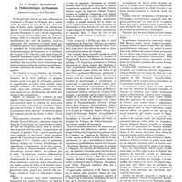 0885 - Page 875 - Chroniques, variétés et informations. Le Ve Congrès international de thalassothérapie en Roumanie (Bucarest-Constanza, 21-27 mai 1928)