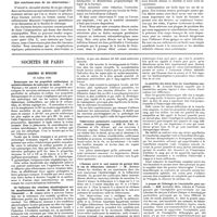 0913 - Page 903 - Travaux originaux. Travail du laboratoire de l'institut d'hygiène de la faculté. Traitement des fractures sous-trochantériennes du fémur. Par Louis Weitzel / Sociétés de Paris. Académie de médecine. 10 juillet 1928
