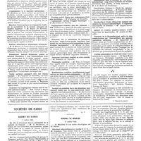 0930 - Page 920 - IIe Congrès des sociétés françaises d'oto-neuro-ophtalmologie (Marseille, 25-27 mai 1928). Communications diverses. Spasmes de l'artère sylvienne et spasmes de l'artère cérébrale postérieure / L'angiospasme et la migraine ophtalmique / Migraines hémianopsiques accompagnées d'aphasie, de paresthésie ou de parésie passagère du membre supérieur / Scotome étincelant et hémianopsie homonyme / Hémianopsie latérale homonyme gauche et spasmes vasculaires à type hémianopsique droit avec conservation de la vision centrale : crises visuellement «longue-vue» / Cécité corticale passagère chez une femme enceinte / Evolution d'un angiospasme rétinien sous le contrôle ophtalmoscopique / Un cas de spasme prolongée de l'artère centrale de la rétine ayant entraîné une atrophie absolue du nerf optique / Des lésions du nerf optique consécutives au spasme de l'artère centrale de la rétine / Angiospasmes rétiniens chez des médecins / Réflexions sur le mécanisme de l'amaurose hystérique ; s'agit-il d'un spasme vasculaire, commandé par une répercussivité sympathique élective d'origine émotionnelle ? / Phantopsie oculaires / Manifestations oculaires immédiatement consécutives aux interventions endonasales / Vertiges et céphalées dus à des désordres vaso-moteurs causés par la vaso-constriction neuro-végétative cervicale postérieure / Contributions cliniques à l'étude des spasmes vasculaires encéphaliques / Comment de la floculation peut naître le choc anaphylactique par l'intermédiaire des spasmes vasculaires cérébraux / L'action spasmodique de l'iode libre dans l'arbre artériel de la carotide interne / Sociétés de Paris. Académie des sciences. 2 juillet 1928 / Académie de médecine. 17 juillet 1928