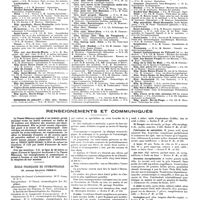 0938 - Page 928 - Chroniques, variétés et informations. Enseignement médical de Paris. Programme des cours, leçons et conférences du 23 au 25 juillet 1928 / Renseignements et communiqués