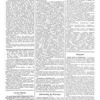 0969 - Page 959 - Chroniques, variétés et informations. Livres nouveaux. Traité de gynécologie médico-chirurgicale, par J.-L. Faure... et A. Siredey... Doin, éditeur... / Guide Rosenwald (Annuaire de statistique médicale et pharmaceutique)... (J. Rosenwald, éditeur...) / Livres reçus / Université de Paris. Ecole de sérologie / Subvention à la fondation Curie / Diplôme de puériculture / Universités de province. Faculté de médecine de Lyon / Concours. Hôpital mixte de Fontainebleau