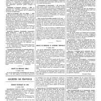 1010 - Page 1000 - Sociétés de Paris. Société clinique de médecine mentale. 9 juillet 1928 / Société de médecine légale. 9 juillet 1928 / Société de médecine et d'hygiène tropicales. 5 juillet 1928 / Sociétés de province. Réunion biologique de Lyon. 9 juillet 1928