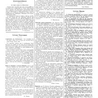 1016 - Page 1006 - Chroniques, variétés et informations. La médecine à travers le monde. Ouest africain / Correspondance. La lutte contre la bilharziose [S. Abbatucci] / Livres nouveaux. L'infirmière de puériculture..., éditée par la Ligue des Sociétés de la Croix-Rouge. Paris, 1927 [G. Schreiber] / Dents et dentistes à travers l'histoire..., par Cabanès (Edition des laboratoires Bottu), Paris [G. Vitoux] / Cystoscopy, par J. B. Macalpine... (John Wright and sons), Bristol, 1927... [P. Moulonguet] / Chirurgie pleuro-pulmonaire, par Emiliano Eizaguirre... (Editorial Paracelso). Madrid, 1927 [André Guibal] / Megacolo, par M. Americo Valerio... (Emp. Typ. Edt), Rio de Janeiro, 1927 [Joao Coelho] / Livres reçus