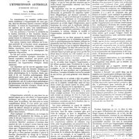 1019 - Page 1009 - Travaux originaux. De la signification physiologique et du mécanisme pathogénique de l'hypertension artérielle d'origine rénale. Par L. Bard...