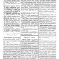 1033 - Page 1023 - Chroniques, variétés et informations. Livres reçus / Université de Paris. Anatomie pathologique / Clinique de dermatologie et de syphiligraphie (hôpital Saint-Louis) / Hôpitaux et hospices. Amphithéâtre d'anatomie / Création d'un hôpital-hospice / Centre anticancéreux de la banlieue parisienne / Concours. Médecin chef des asiles publics d'aliénés de la Seine / Inspecteur départemental d'hygiène