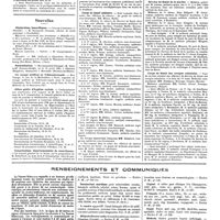 1034 - Page 1024 - Chroniques, variétés et informations. Concours. Inspecteur départemental d'hygiène / Nouvelles. Distinctions honorifiques / Naturalisation / Un voyage médical en Tchécoslovaquie / Office public d'hygiène sociale / Consultations départementales de nourrissons / La vaccination antidiphtérique dans les écoles / Corps de santé militaire / Service de santé de la marine / Corps de santé des troupes coloniales / Renseignements et communiqués