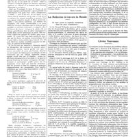 1048 - Page 1038 - Chroniques, variétés et informations. Phytothérapie exotique. La myrrhe [Henri Leclerc] / La médecine à travers le monde. Argentine / Livres nouveaux. Les données et les inconnues du problème alimentaire, par L. Randoin et H. Simonnet... éditée par les Presses Universitaires de France