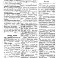 1049 - Page 1039 - Chroniques, variétés et informations. Livres nouveaux. Les données et les inconnues du problème alimentaire, par L. Randoin et H. Simonnet... éditée par les Presses Universitaires de France [Ph. Pagniez] / Université de Paris. Ecole de puériculture / Clinique gynécologique / Clinique médicale propédeutique / Histologie / Concours. Clinicat / Bourses de doctorat