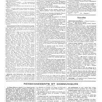 1050 - Page 1040 - Chroniques, variétés et informations. Concours. Bourses de doctorat / Ecole principale du service de santé de la marine / Médecins sous-lieutenants des troupes coloniales / Nouvelles. Distinctions honorifiques / Corps de santé militaire / Nécrologie / Renseignements et communiqués