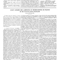 1058 - Page 1048 - Travaux originaux. Travail de la clinique chirurgicale A, université de Strasbourg. Les troubles vasculaires du tabes. Traitement de la fièvre typhoïde par le chlorure de baryum. Par K. Routkevitch... / Bibliographie / XXXIIe Congrès des aliénistes et neurologistes de France et des pays de langue française (Anvers, 23-28 juillet 1928) / I. Rapport de psychiatrie : La catatonie