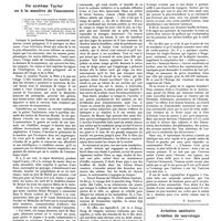1061 - Page 1051 - Chroniques, variétés et informations. Du système Taylor ou à la manière de Vaucanson / Aviation sanitaire aviation de sauvetage