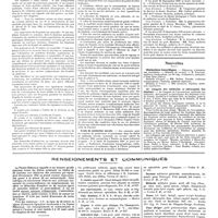 1066 - Page 1056 - Chroniques, variétés et informations. Concours. Médecin sous-lieutenant du service de santé militaire / Ecole de médecine navale / Nouvelles. Distinctions honorifiques / IXe Congrès des médecins et chirurgiens des hôpitaux / Renseignements et communiqués