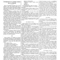1077 - Page 1067 - Chroniques, variétés et informations. L'enseignement de la technique culinaire pour les médecins