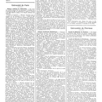 1081 - Page 1071 - Chroniques, variétés et informations. Livres nouveaux. Souvenirs anecdotiques et médicaux (1856-1871), par le Dr A. Guéniot... / Université de Paris. Clinique médicale de l'Hôtel-Dieu / Clinique obstétricale Baudelocque / Universités de province. Faculté de médecine de Bordeaux / Faculté de médecine de Strasbourg