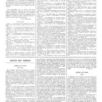 1108 - Page 1098 - Mouvement médical. Les neurorécidives et la réactivation de la syphilis devant l'opinion médicale [P-E. Morhardt] / Bibliographie / Revue des thèses. Thèse de Lyon (1927-1928). Max Vauthey. Recherches cliniques et expérimentales sur le foie et l'arsenic ; applications à la thérapeutique arsenicale chez les hépatiques [F. Nepveux] / Thèse de Paris (1928). J. Courtois. De la rétention du foetus mort dans la grossesse extra-utérine (Jouve et Compagnie, éditeurs, Paris) [Henri Vignes]