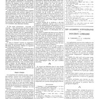 1121 - Page 1111 - Travaux originaux. Alcalose et diathèse alcaline. Par R. Goiffon / Bibliographie / Les accidents d'intolérance à la ponction lombaire. Par R. Targowla et A. Lamache