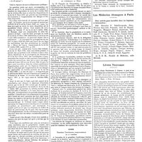 1128 - Page 1118 - Chroniques, variétés et informations. Intérêts professionnels / La médecine à travers le monde. Canada / Suisse / Les médecins étrangers à Paris / Livres nouveaux. Voyage d'une parisienne à Lhassa, à pied et en mendiant de la Chine à l'Inde à travers le Thibet, par MMe Alexandra David-Neel... (Librairie Plon). Paris...